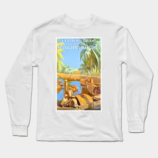 Vintage Travel Poster France LExtreme Orient Long Sleeve T-Shirt